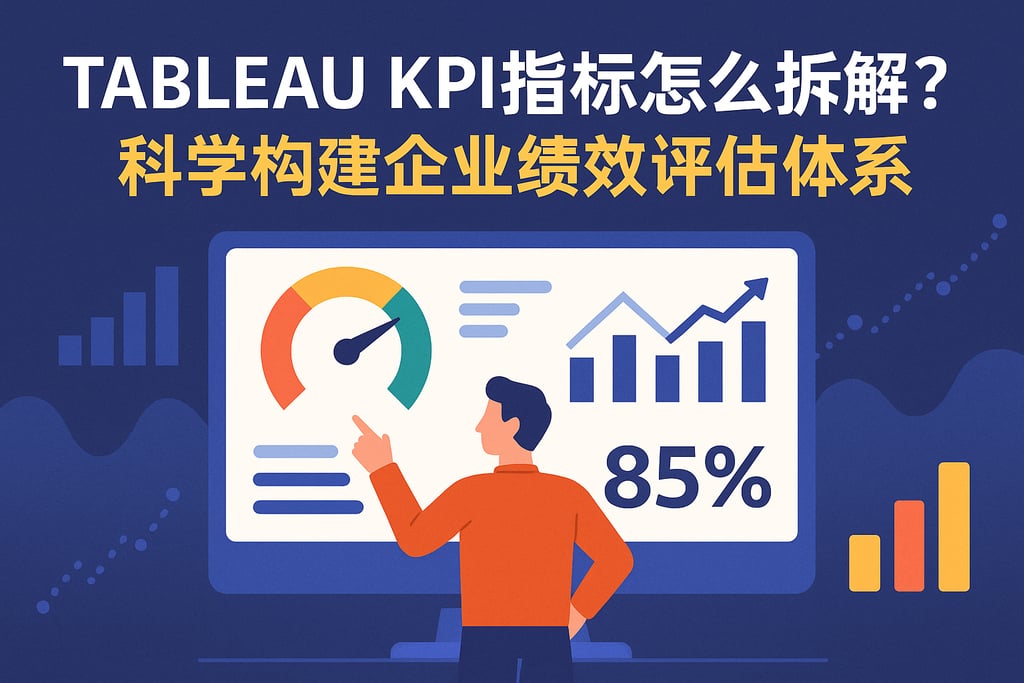 Tableau KPI指标怎么拆解？科学构建企业绩效评估体系